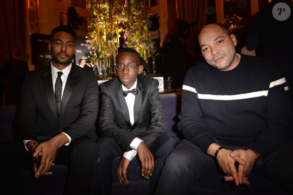 Djebril Zonga, Al Hassan Ly et Toufik Ayadi (Les Misérables) - Remise des GQ Awards "Les Femmes et les Hommes de l'année 2019" à l'hôtel de Crillon à Paris, le 26 novembre 2019. © Veeren/Bestimage