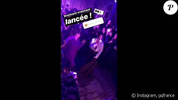 Christine and The Queens a fait danser Florence Foresti lors de la soirée des GQ Awards au Crillon, à Paris, le 26 novembre 2019.