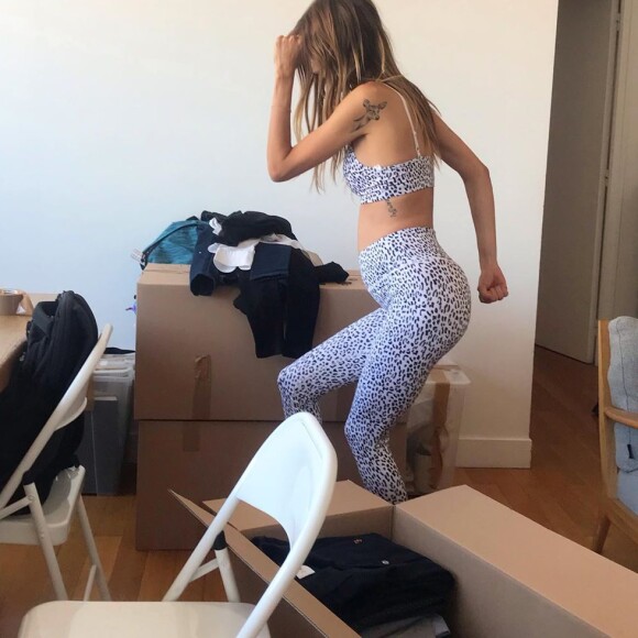 Alexandra Rosenfeld enceinte et en plein déménagement, le 31 août 2019