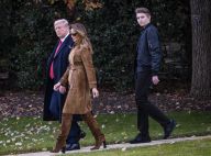 Barron Trump, géant et désabusé : Thanksgiving maussade avec Donald et Melania