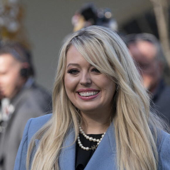 Tiffany Trump, la fille de Donald Trump - Le président Donald Trump et la première dame Melania présentent "Butter", la dinde nationale de Thanksgiving à la Maison Blanche à Washington le 26 novembre 2019.