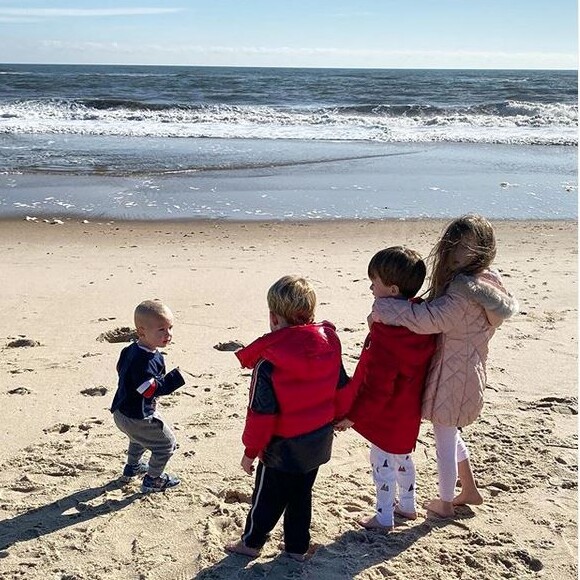 Les quatre enfants d'Alec et Hilaria Baldwin. Novembre 2019.