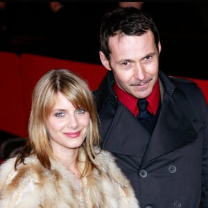 Mélanie Laurent et son compagnon Julien Boisselier aux César à Paris en 2008.