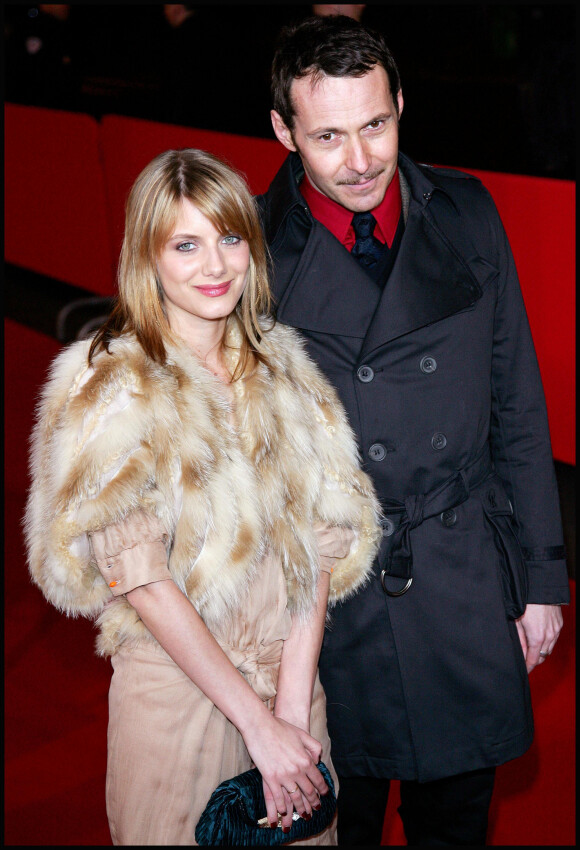 Mélanie Laurent et son compagnon Julien Boisselier aux César à Paris en 2008.