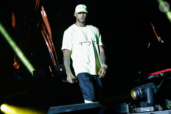 Booba au festival We Love Green à Paris. Le 2 juin 2019.