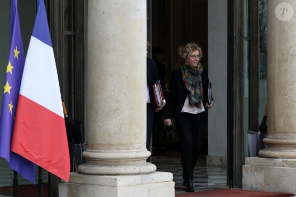 Muriel Pénicaud, ministre du Travail - Sorties du Conseil des ministres du mercredi 13 novembre au palais de l'Elysée à Paris. © Stéphane Lemouton / Bestimage