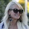 Laeticia Hallyday est allée se faire faire une manucure dans le salon de Pacific Palisades, à Los Angeles le 17 novembre 2019.