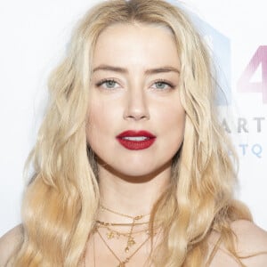 Amber Heard au photocall des Emery Awards 2019 à New York le 6 novembre 2019.