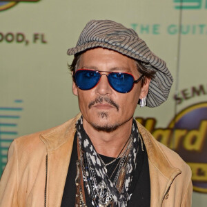 Johnny Depp - Les célébrités assistent à l'ouverture du "Guitar Hotel" au "Seminole Hard Rock Hotel et Casino" à Hollywood en Floride, le 24 octobre 2019.