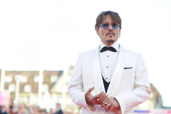 Johnny Depp à la première du film "Waiting For The Barbarians" lors du 45éme festival du Cinéma Américain de Deauville, France, le 8 septembre 2019.