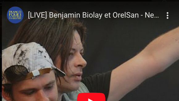 Benjamin Biolay feat OrelSan- Ne regrette rien. Live depuis les Francofolies de La Rochelle, le 10 juin 2013.