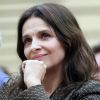 L'actrice Juliette Binoche lors d'une projection d'un documentaire sur l'artemisia, une plante qui prévient et guérit du paludisme à l'Assemblée nationale, à Paris, France, le 13 novembre 2018.