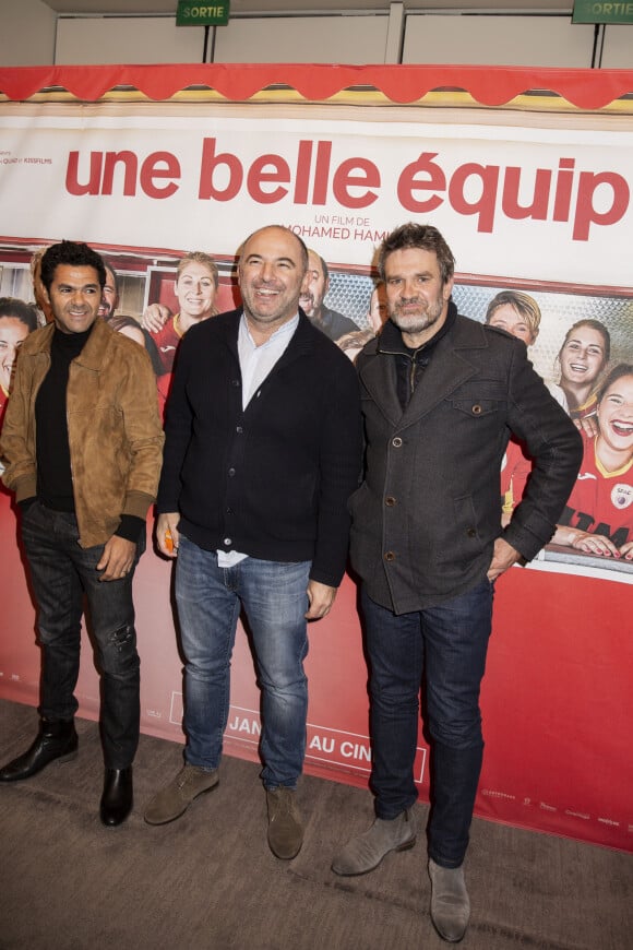 Jamel Debbouze, Mohamed Hamidi et Hervé Mathoux - Avant-première du film "Une belle équipe" à Paris le 3 décembre 2019. © Jack Tribeca/Bestimage