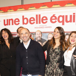 Sabrina Ouazani, Alexandra Roth, Mohamed Hamidi, Manika Auxire, Marion Mezadorian, Ibarahim Maalouf - Avant-première du film "Une belle équipe" à Paris le 3 décembre 2019. © Jack Tribeca/Bestimage