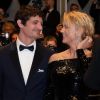 Niels Schneider et sa compagne Virginie Efira - Descente des marches du film "Sibyl" lors du 72ème Festival International du Film de Cannes. Le 24 mai 2019 © Borde / Bestimage