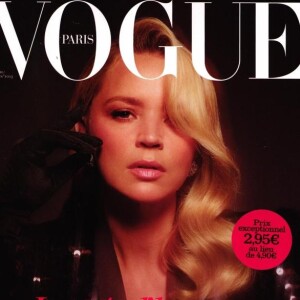 Virginie Efira dans le magazine "Vogue Paris" de décembre 2019.