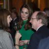 Kate Middleton, duchesse de Cambridge - La reine Elisabeth II d'Angleterre donne une réception à Buckingham Palace à l'occasion du Sommet de l'Otan à Londres, le 3 décembre 2019.