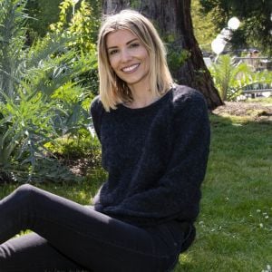 Alexandra Rosenfeld (Miss France 2006) lors de la 3ème édition de la chasse aux oeufs de Pâques organisé par le comité du Faubourg Saint-Honoré en partenariat avec la Maison Dalloyau au jardin des Champs-Elysées, à Paris, France, le 17 avril 2019. © Pierre Perusseau/Bestimage