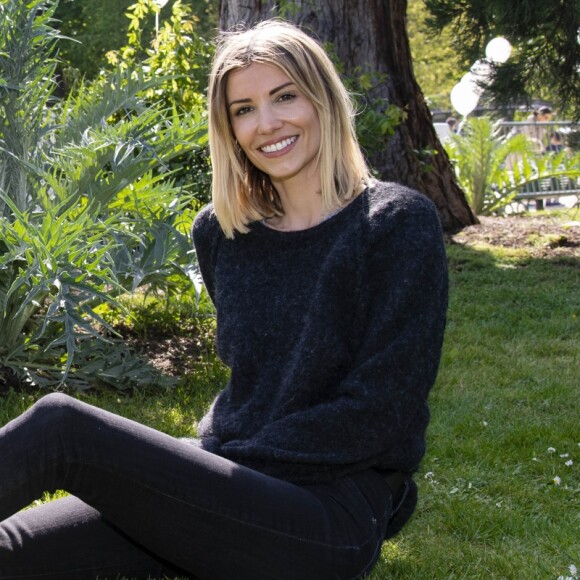 Alexandra Rosenfeld (Miss France 2006) lors de la 3ème édition de la chasse aux oeufs de Pâques organisé par le comité du Faubourg Saint-Honoré en partenariat avec la Maison Dalloyau au jardin des Champs-Elysées, à Paris, France, le 17 avril 2019. © Pierre Perusseau/Bestimage