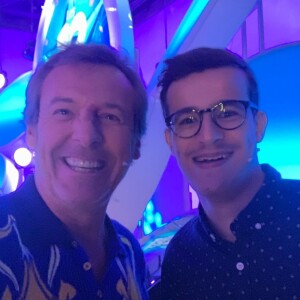 Jean-Luc Reichmann et Pau dans "Les 12 Coups de midi", le 6 septembre 2019, photo Instagram