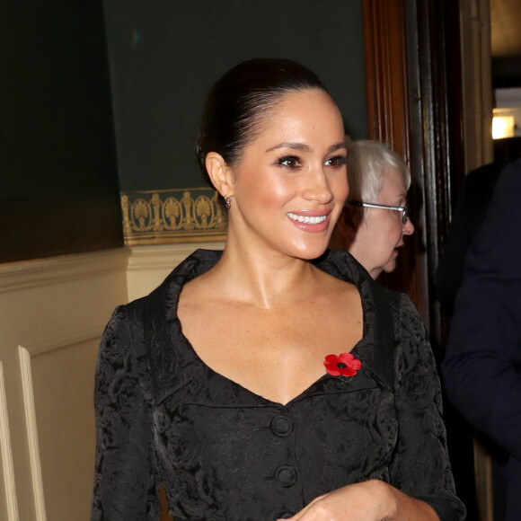 Le prince Harry, duc de Sussex, et Meghan Markle, duchesse de Sussex au Royal British Legion Festival of Remembrance au Royal Albert Hall à Kensington, Londres, le 9 novembre 2019.