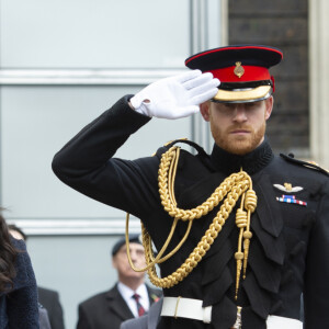 Le prince Harry, duc de Sussex, et Meghan Markle, duchesse de Sussex, assistent au 'Remembrance Day', une cérémonie d'hommage à tous ceux qui sont battus pour la Grande-Bretagne, à Westminster Abbey, le 7 novembre 2019.