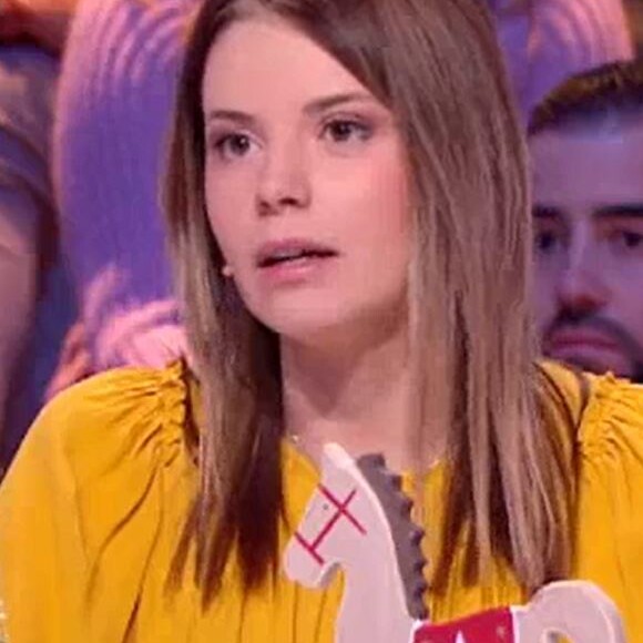 Camille parle de son combat contre le cancer dans "Les 12 Coups de midi", le 8 décembre 2019, sur TF1