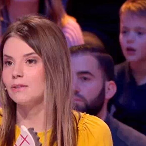 Camille parle de son combat contre le cancer dans "Les 12 Coups de midi", le 8 décembre 2019, sur TF1