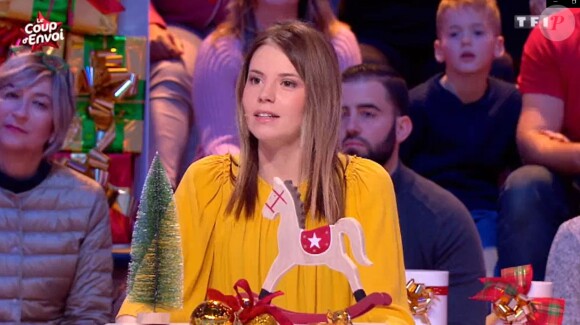 Camille parle de son combat contre le cancer dans "Les 12 Coups de midi", le 8 décembre 2019, sur TF1