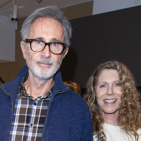 Exclusif - Thierry Lhermitte et sa femme Hélène - Soirée privée pour le lancement de la collaboration de la marque Nathalie Blanc avec Lorenz Bäumer à Paris le 28 novembre 2019. © Pierre Perrusseau/Bestimage