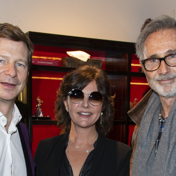Exclusif - Lorenz Bäumer , Nathalie Blanc et Thierry Lhermitte - Soirée privée pour le lancement de la collaboration de la marque Nathalie Blanc avec Lorenz Bäumer à Paris le 28 novembre 2019. © Pierre Perrusseau/Bestimage