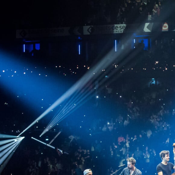 Exclusif - Premier jour du concert de Patrick Bruel lors de sa tournée "Ce soir on sort..." à Paris La Défense Arena le 6 décembre 2019. © Cyril Moreau/Bestimage