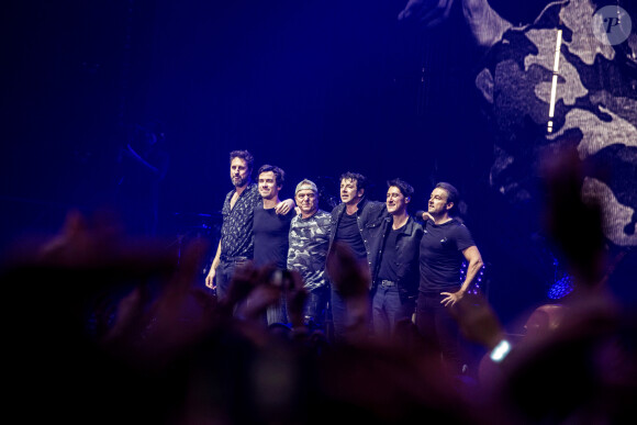 Exclusif - Premier jour du concert de Patrick Bruel lors de sa tournée "Ce soir on sort..." à Paris La Défense Arena le 6 décembre 2019. © Cyril Moreau/Bestimage