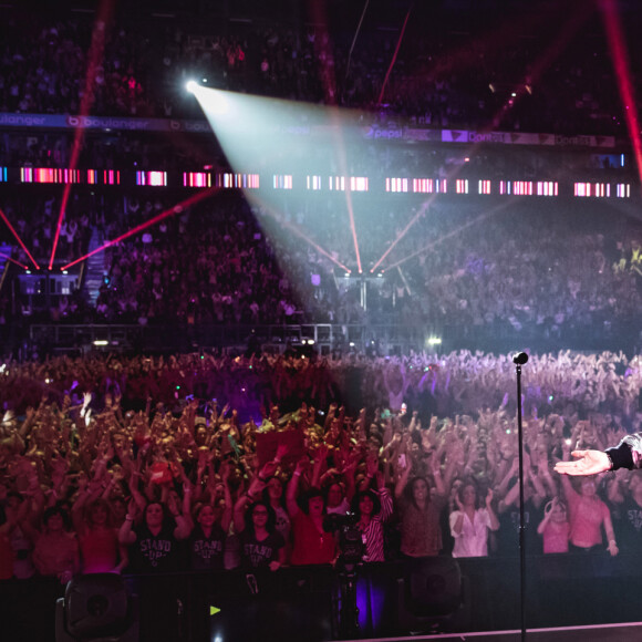 Exclusif - Deuxième jour du concert de Patrick Bruel lors de sa tournée "Ce soir on sort..." à Paris La Défense Arena le 7 décembre 2019. © Cyril Moreau/Bestimage