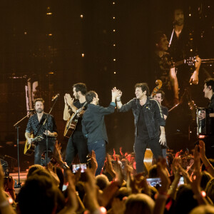 Exclusif - Boulevard des airs - Deuxième jour du concert de Patrick Bruel lors de sa tournée "Ce soir on sort..." à Paris La Défense Arena le 7 décembre 2019. © Cyril Moreau/Bestimage