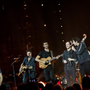 Exclusif - Boulevard des airs - Deuxième jour du concert de Patrick Bruel lors de sa tournée "Ce soir on sort..." à Paris La Défense Arena le 7 décembre 2019. © Cyril Moreau/Bestimage