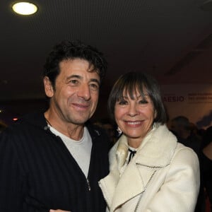 Patrick Bruel et Maguy Le Coze - People en backstage lors du deuxième jour du concert de Patrick Bruel lors de sa tournée "Ce soir on sort..." à Paris La Défense Arena le 7 décembre 2019. © Coadic Guirec/Bestimage