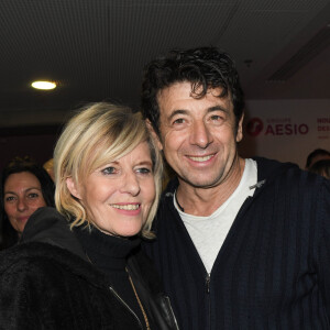 Chantal Ladesou et Patrick Bruel - People en backstage lors du deuxième jour du concert de Patrick Bruel lors de sa tournée "Ce soir on sort..." à Paris La Défense Arena le 7 décembre 2019. © Coadic Guirec/Bestimage