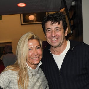 Natty Belmondo et Patrick Bruel - People en backstage lors du deuxième jour du concert de Patrick Bruel lors de sa tournée "Ce soir on sort..." à Paris La Défense Arena le 7 décembre 2019. © Coadic Guirec/Bestimage