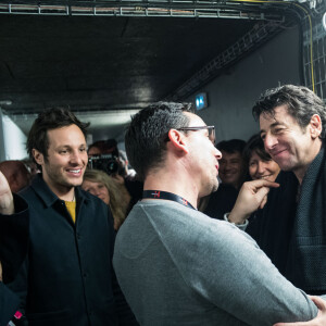 Exclusif - Exclusif - Vianney (Vianney Bureau), Anne Marcassus, Patrick Bruel - Backstage du deuxième jour du concert de Patrick Bruel lors de sa tournée "Ce soir on sort..." à Paris La Défense Arena le 7 décembre 2019. © Cyril Moreau/Bestimage