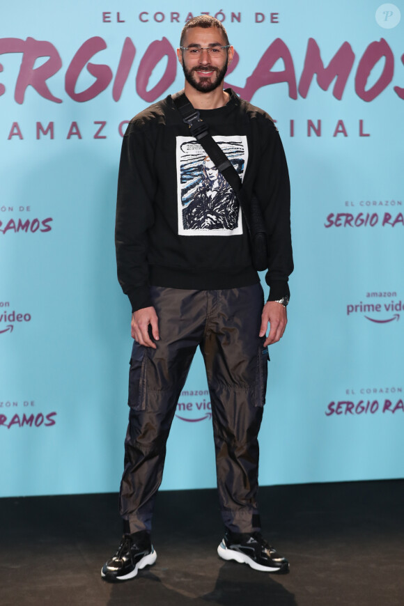 Karim Benzema - Première du documentaire "Le coeur de Sergio Ramos" à Madrid le 10 septembre 2019.