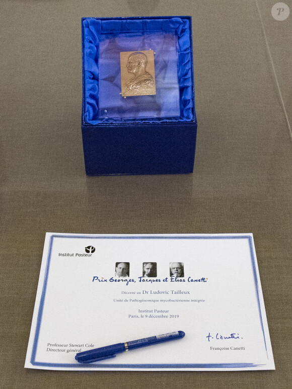 Exclusif - Remise du "Prix Georges, Jacques et Elias Canetti" à l'institut Pasteur, le 10 décembre 2019 à Paris. © Pierre Perusseau / Bestimage.