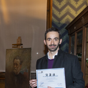 Exclusif - Ludovic Tailleux, lauréat du "Prix Georges, Jacques et Elias Canetti" à l'institut Pasteur, le 10 décembre 2019 à Paris. © Pierre Perusseau / Bestimage.