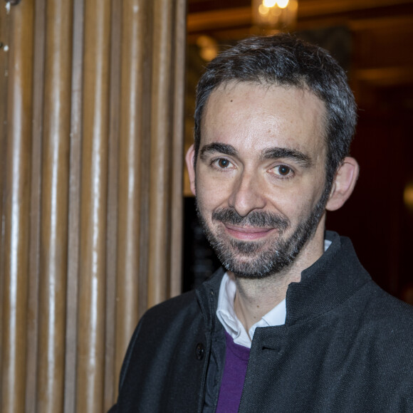 Exclusif - Ludovic Tailleux, lauréat du "Prix Georges, Jacques et Elias Canetti" à l'institut Pasteur, le 10 décembre 2019 à Paris. © Pierre Perusseau / Bestimage.