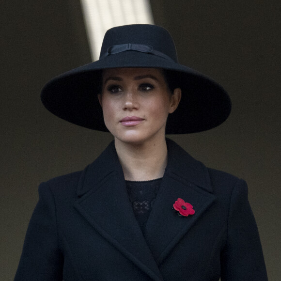 Meghan Markle, duchesse de Sussex - La famille royale d'Angleterre lors du National Service of Remembrance à Londres le 10 novembre 2019.