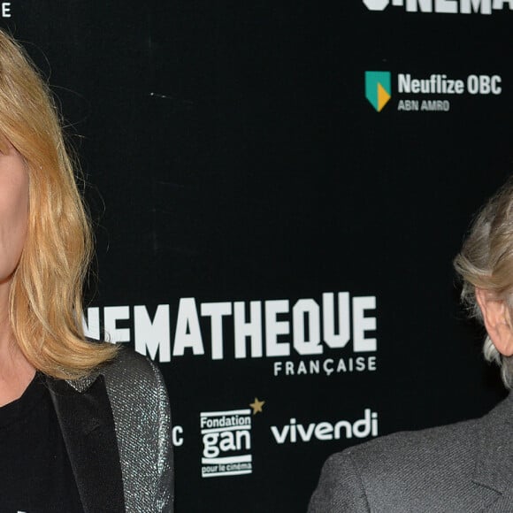 Roman Polanski et sa femme Emmanuelle Seigner lors de l'avant-première du film "D'après une histoire vraie" de Roman Polanski à la Cinémathèque française à Paris, le 30 octobre 2017. © Veeren/CVS/Bestimage