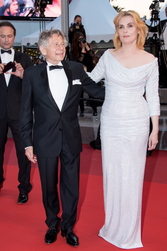 Roman Polanski et Emmanuelle Seigner au 70e Festival de Cannes pour la projection du film "D'Après une Histoire Vraie" lee 27 mai 2017. © Borde-Jacovides-Moreau / Bestimage