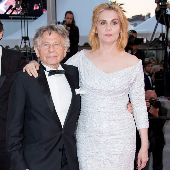 Roman Polanski entre Eva Green et Emmanuelle Seigner au 70e Festival de Cannes pour la projection du film "D'Après une Histoire Vraie" lee 27 mai 2017. © Borde-Jacovides-Moreau / Bestimage