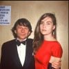 Roman Polanski et Emmanuelle Seigner en couple au Festival de Cannes en 1990.