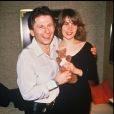 Roman Polanski et Emmanuelle Seigner en loge à Paris en 1988 au soir de la générale de la pièce La Métamorphose.